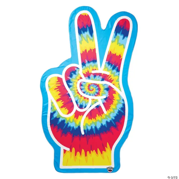 Picture of Peace Fingers Beach Blanket