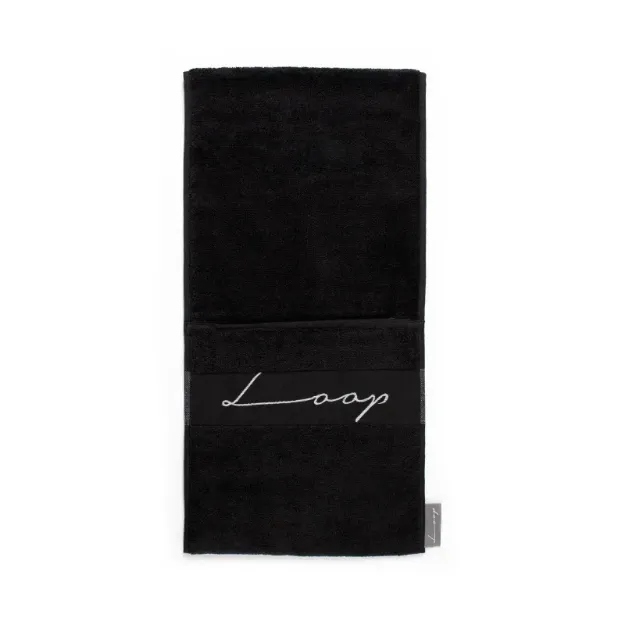 Picture of Pocketed Towel Black