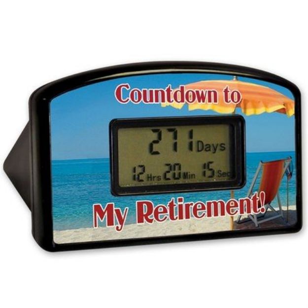 Picture of Red Chair Retirement Countdown Timer 22